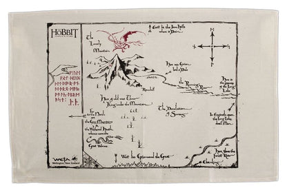 De Hobbit Theedoek Thorins Kaart 72 cm
