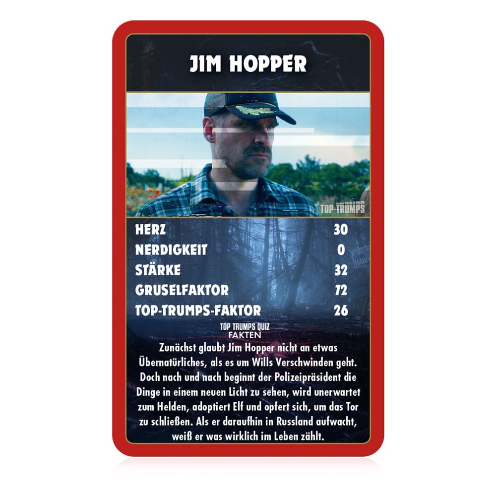 Stranger Things Card Game top Trumps Collectables *Duitse versie *