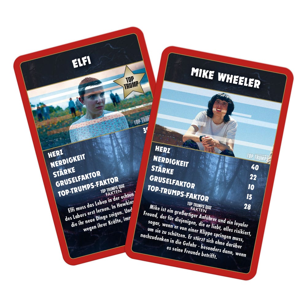 Stranger Things Card Game top Trumps Collectables *Duitse versie *