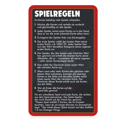 Stranger Things Card Game top Trumps Collectables *Duitse versie *