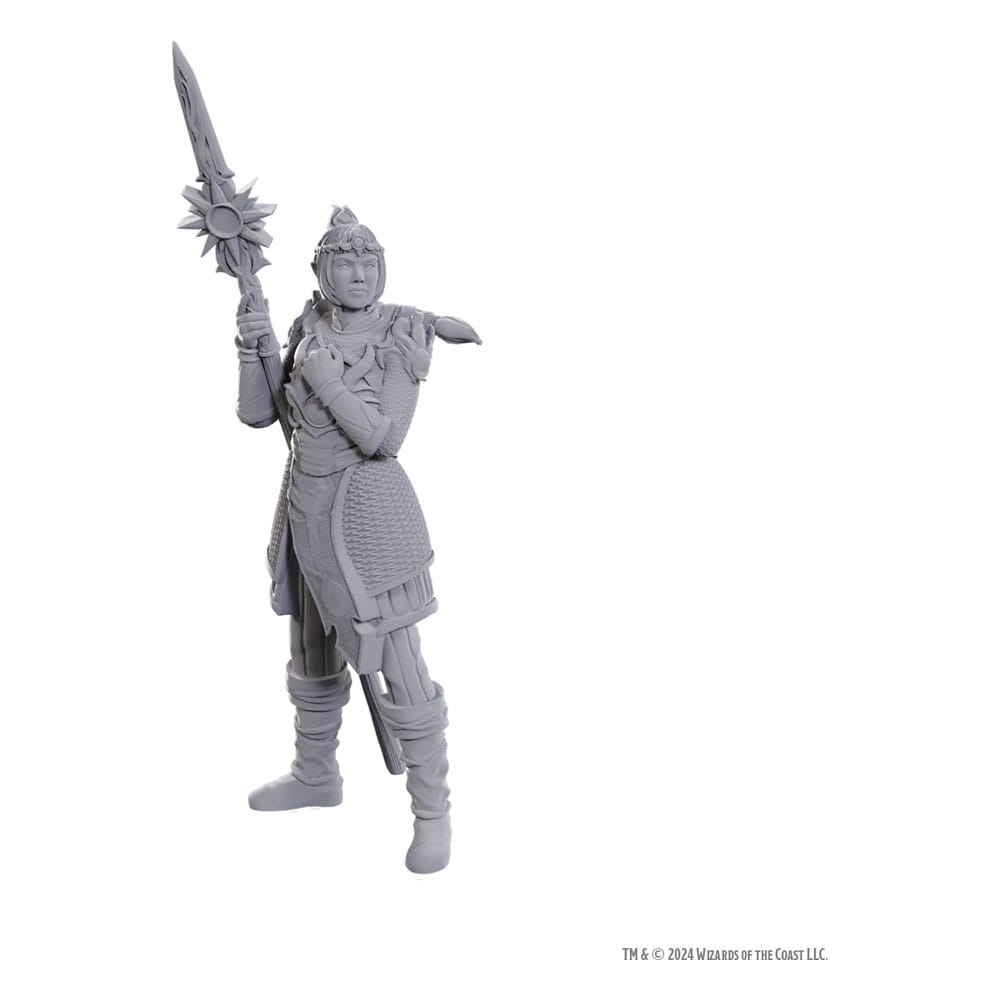 D&D Nolzur's prachtige miniaturen Ongeverfde miniatuur Lae'zel & Shadowheart