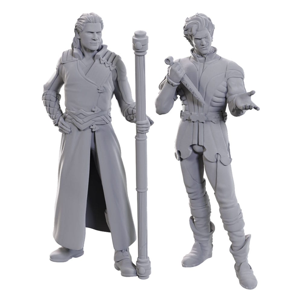 D&D Nolzur's prachtige miniaturen ongeverfd miniatuur Gale & Astarion