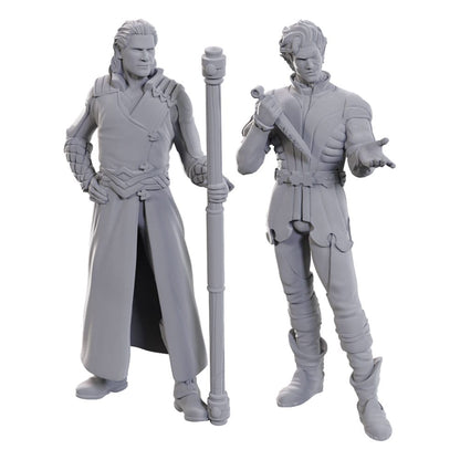 D&D Nolzur's prachtige miniaturen ongeverfd miniatuur Gale & Astarion