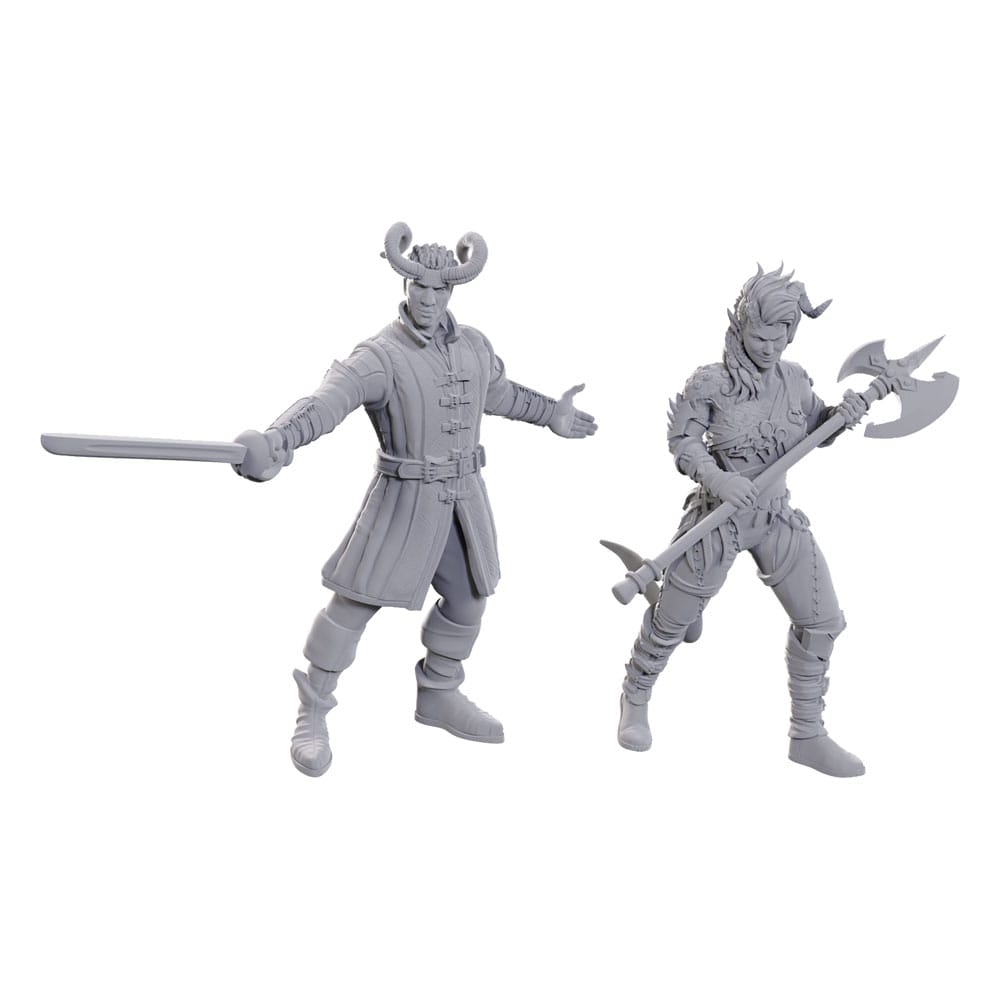 D&D Nolzur's prachtige miniaturen ongeverfd miniatuur Wyll & Karlach