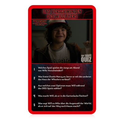Stranger Things Card Game Top Trumps Quiz *Duitse versie *