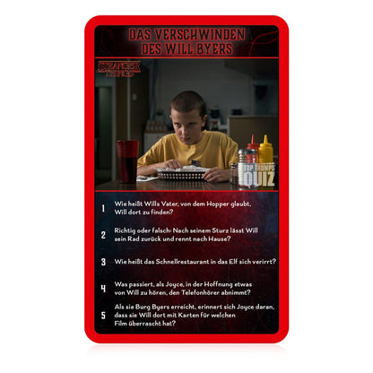 Stranger Things Card Game Top Trumps Quiz *Duitse versie *