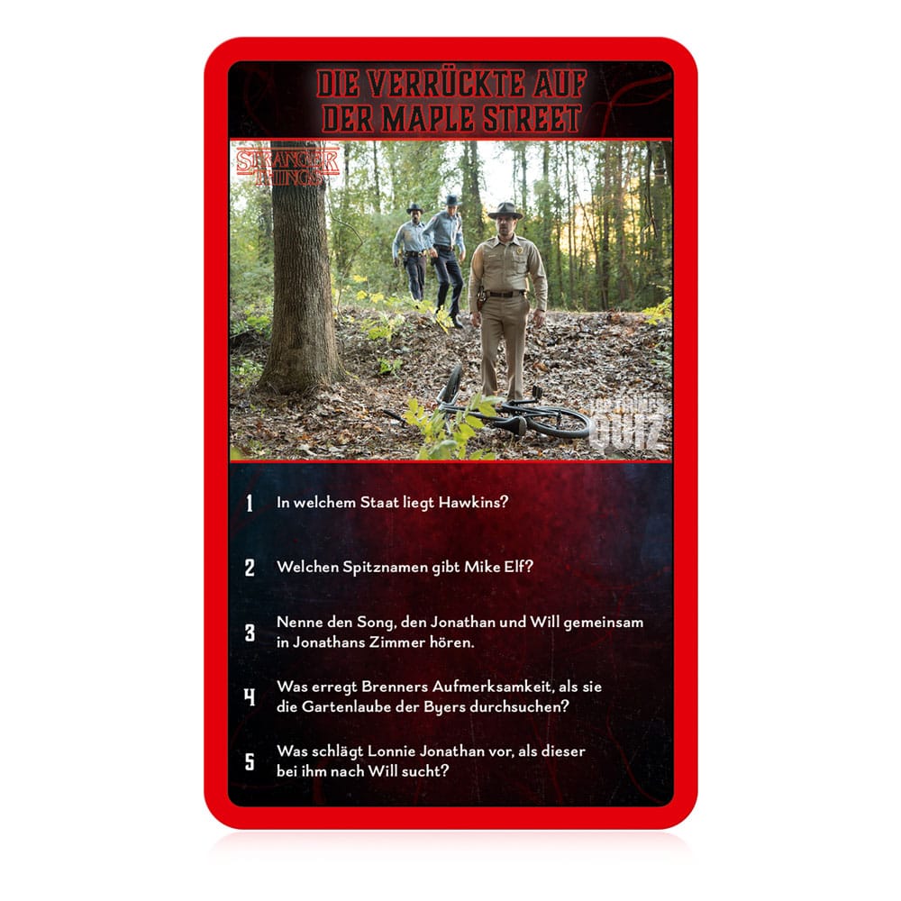 Stranger Things Card Game Top Trumps Quiz *Duitse versie *