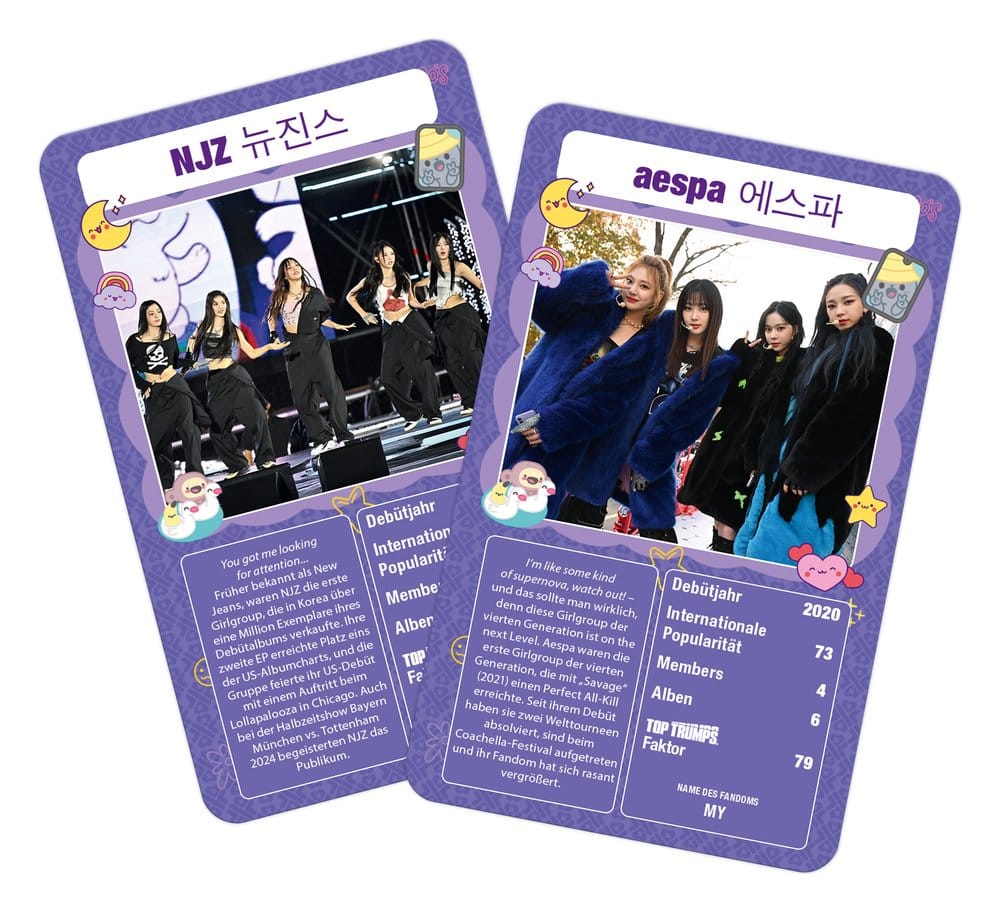 K-Pop Kaartspel Top Trumps *Duitse versie*