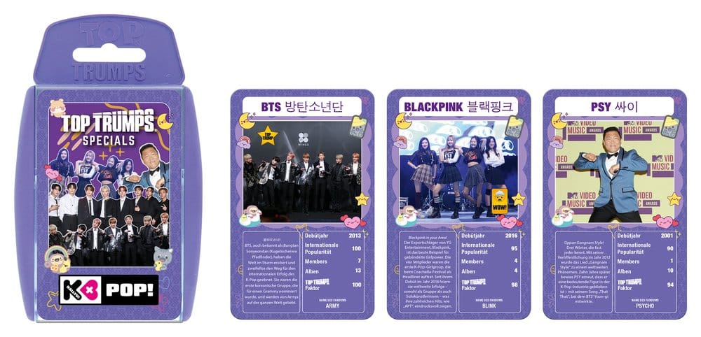 K-Pop Kaartspel Top Trumps *Duitse versie*