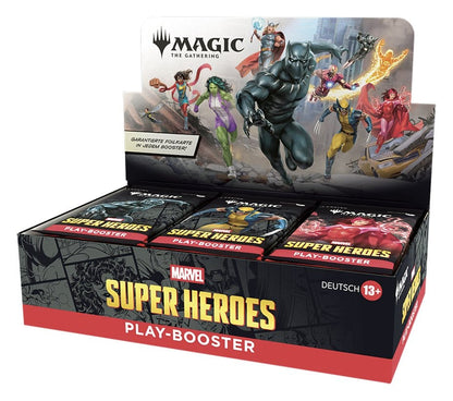 Magic the Gathering Marvel Super Heroes Play Booster Display (30) Duits