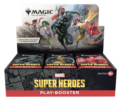 Magic the Gathering Marvel Super Heroes Play Booster Display (30) Duits