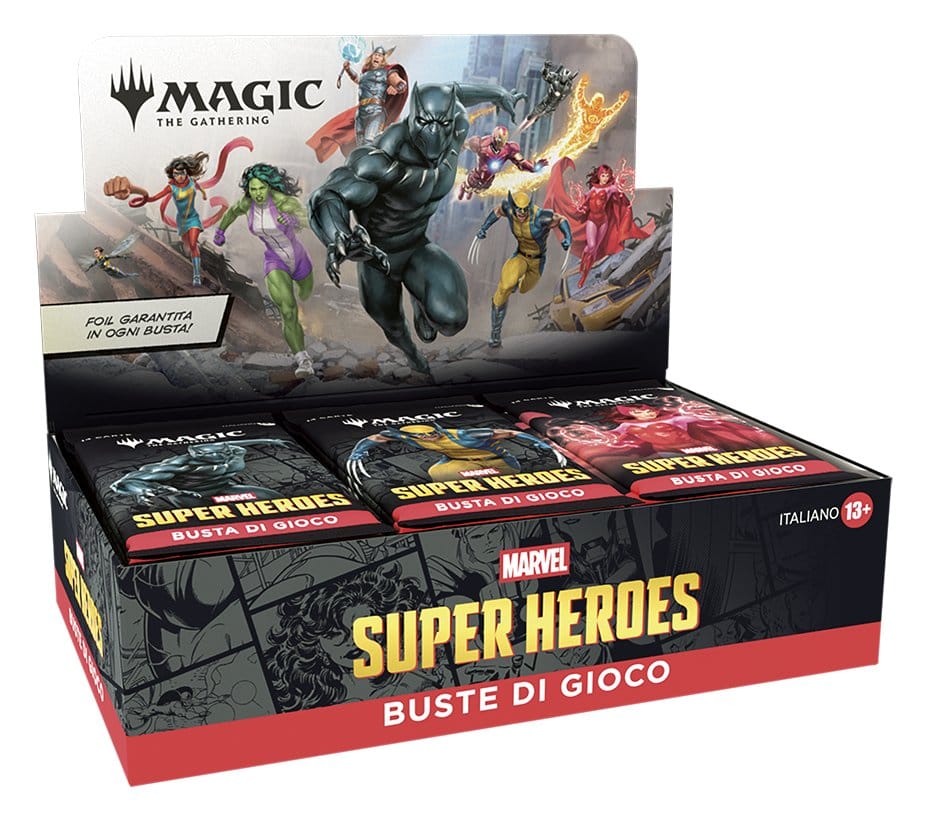 Magic the Gathering Marvel Super Heroes Play Booster Display (30) Italiaans