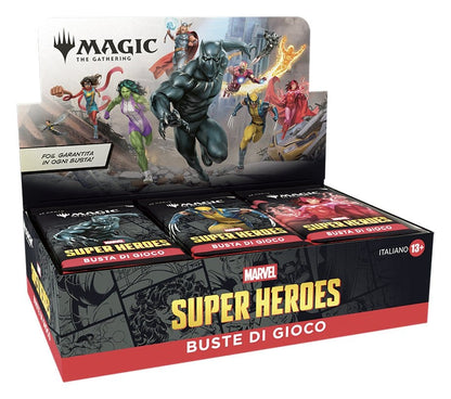 Magic the Gathering Marvel Super Heroes Play Booster Display (30) Italiaans