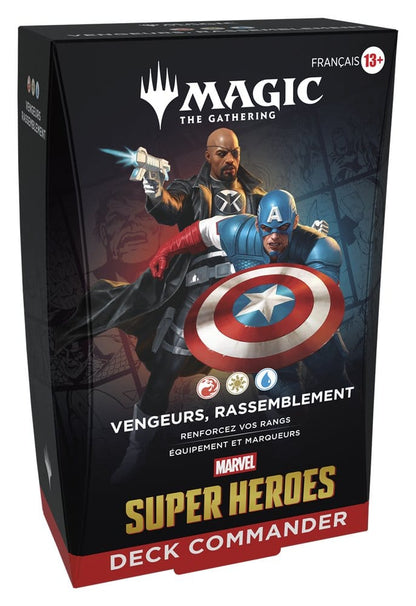 Magic the Gathering Marvel Super Heroes Commander Decks Case (4) Frans