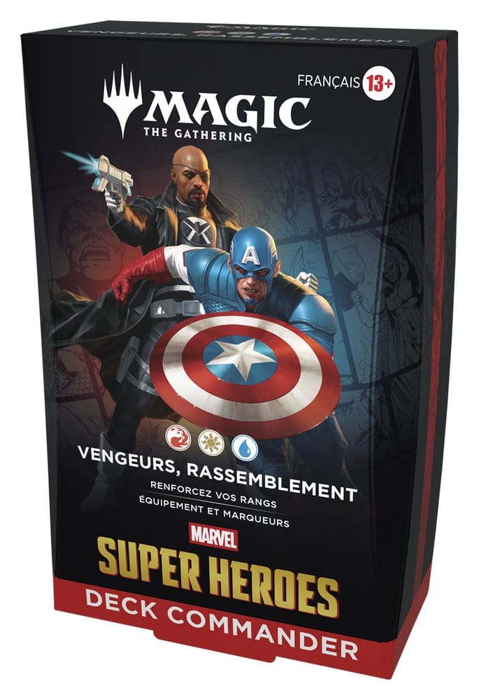 Magic the Gathering Marvel Super Heroes Commander Decks Case (4) Frans