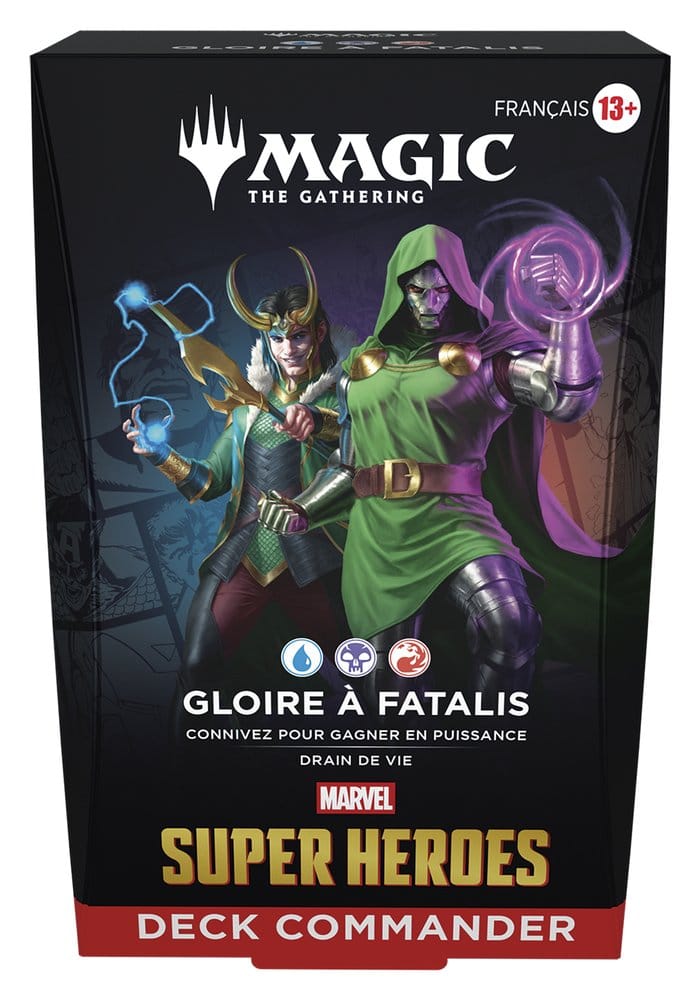 Magic the Gathering Marvel Super Heroes Commander Decks Case (4) Frans