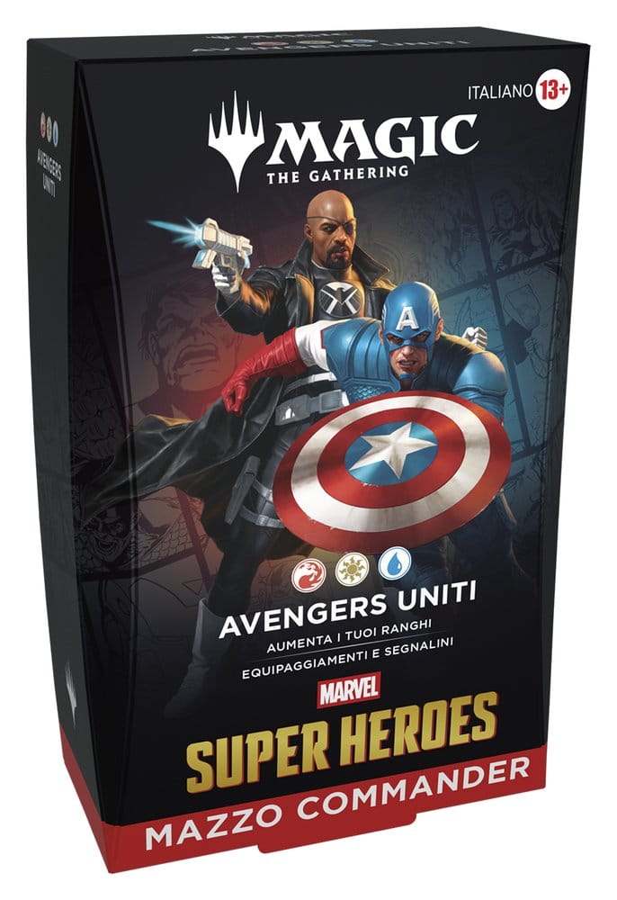 Magic the Gathering Marvel Super Heroes Commander Decks Case (4) Italiaans