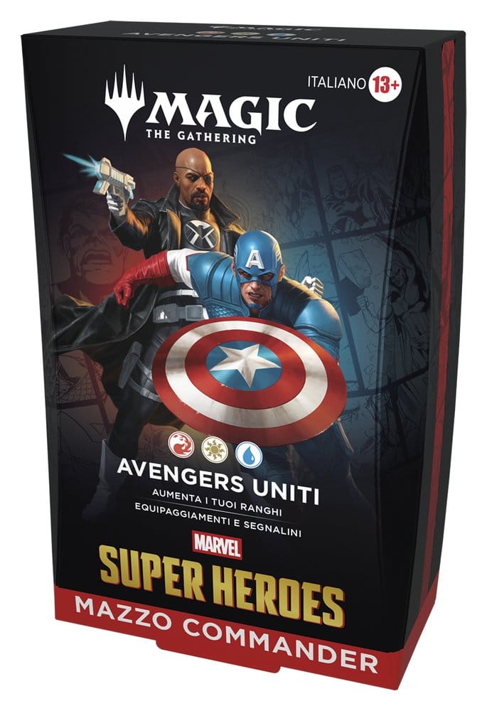 Magic the Gathering Marvel Super Heroes Commander Decks Case (4) Italiaans