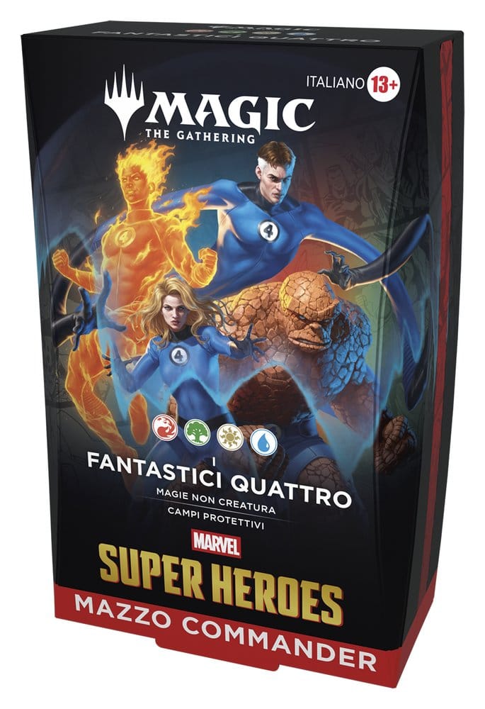 Magic the Gathering Marvel Super Heroes Commander Decks Case (4) Italiaans