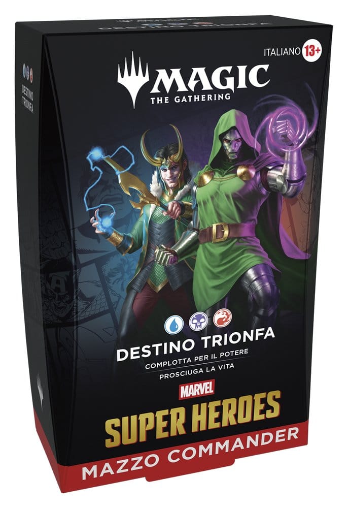 Magic the Gathering Marvel Super Heroes Commander Decks Case (4) Italiaans
