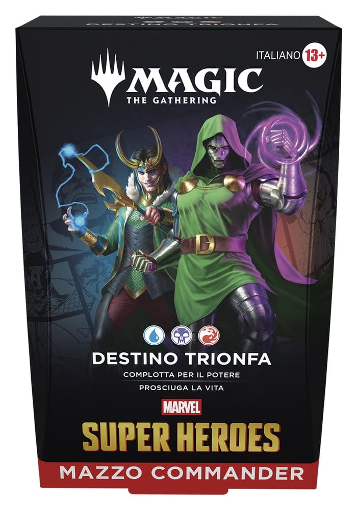 Magic the Gathering Marvel Super Heroes Commander Decks Case (4) Italiaans