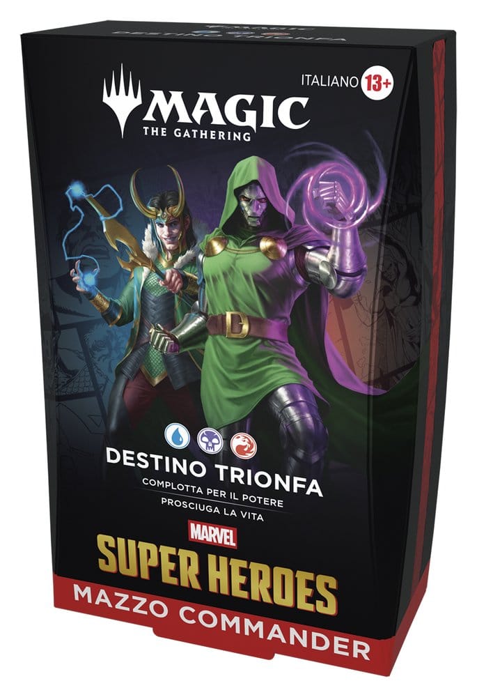 Magic the Gathering Marvel Super Heroes Commander Decks Case (4) Italiaans