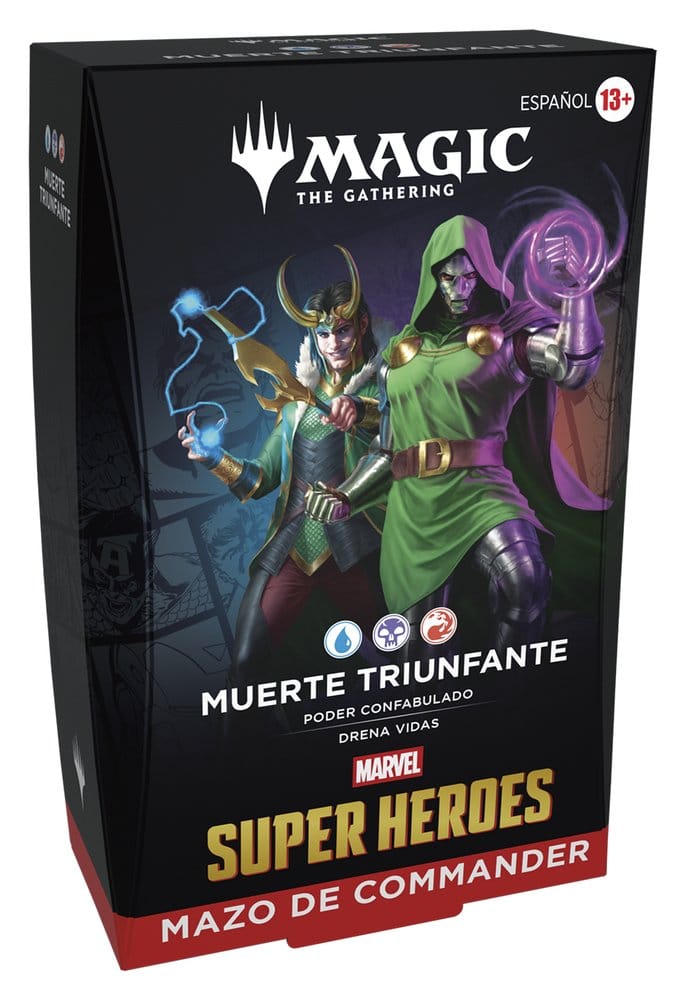 Magic the Gathering Marvel Super Heroes Commander Decks Case (4) Spaans