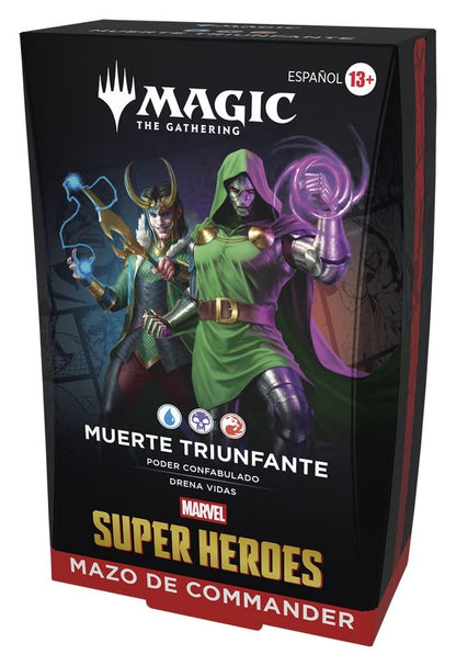 Magic the Gathering Marvel Super Heroes Commander Decks Case (4) Spaans