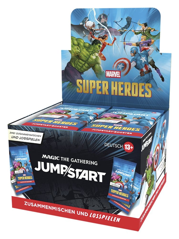 Magic the Gathering Marvel Super Heroes Jumpstart Booster Display (24) Duits