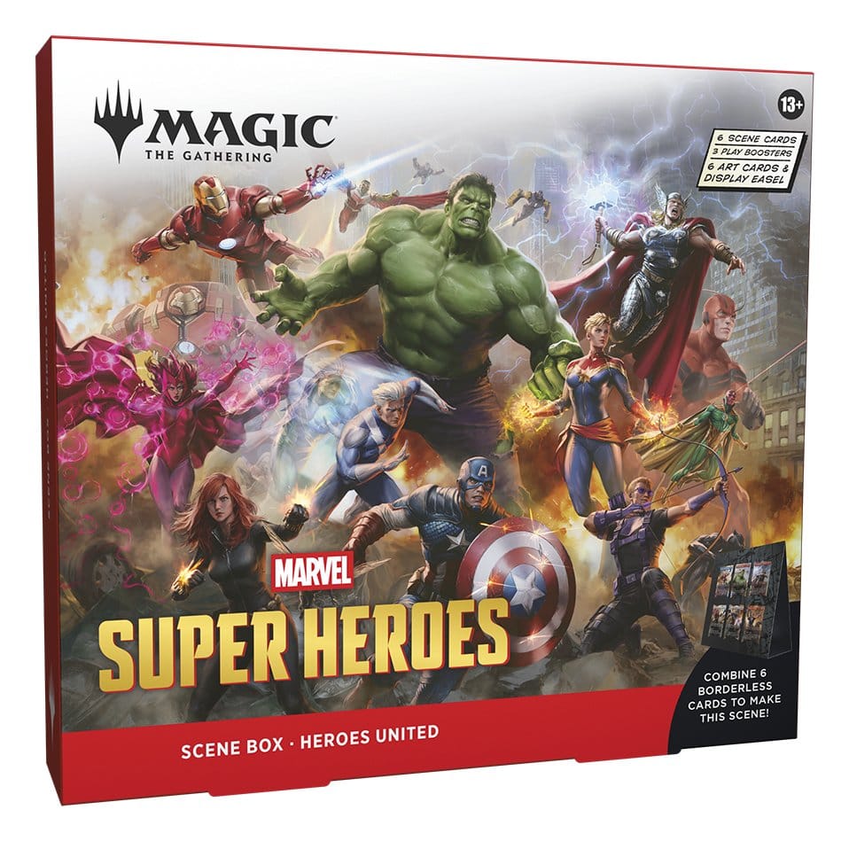 Magic the Gathering Marvel Super Heroes Scene Box Display (4) Engels