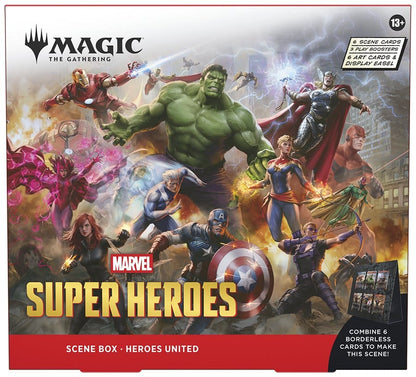 Magic the Gathering Marvel Super Heroes Scene Box Display (4) Engels