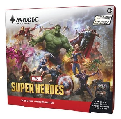 Magic the Gathering Marvel Super Heroes Scene Box Display (4) Engels