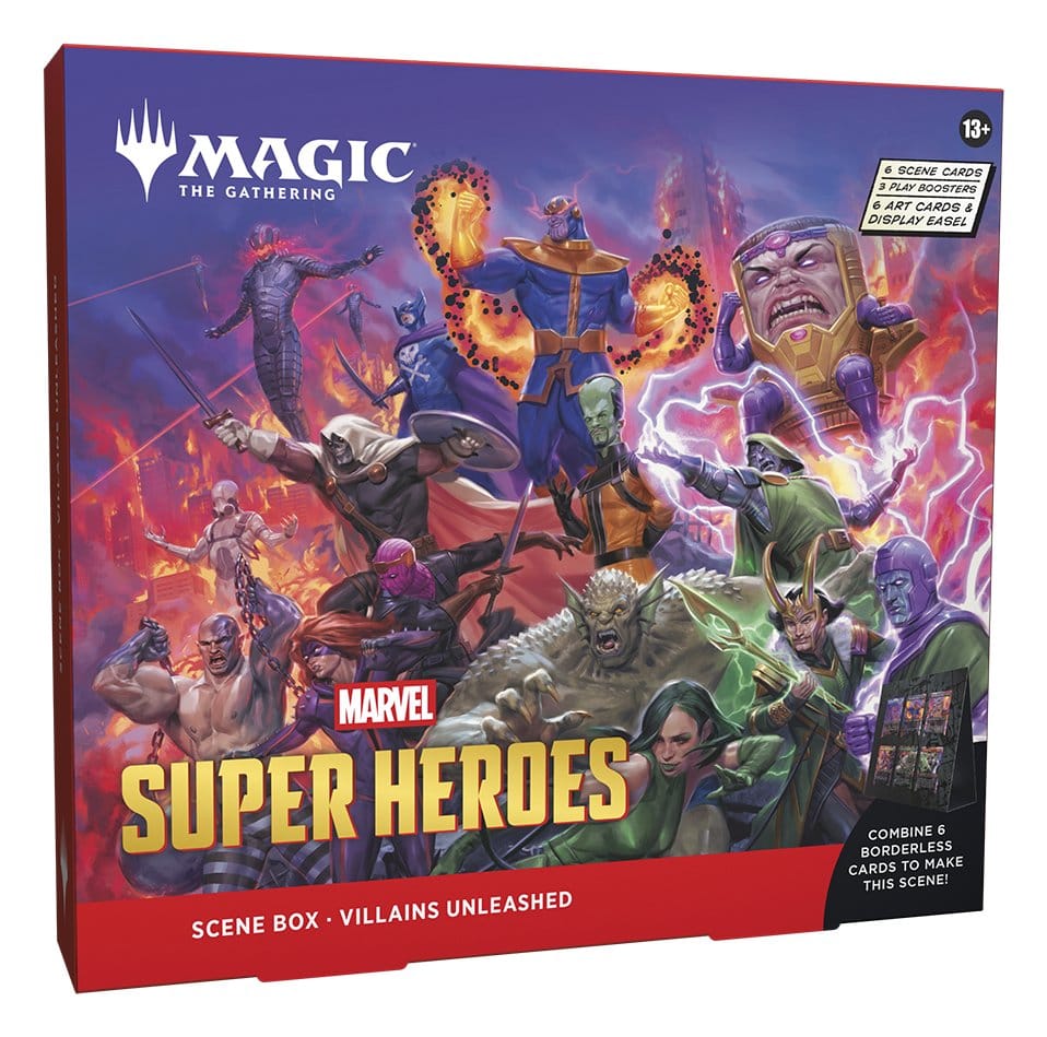 Magic the Gathering Marvel Super Heroes Scene Box Display (4) Engels