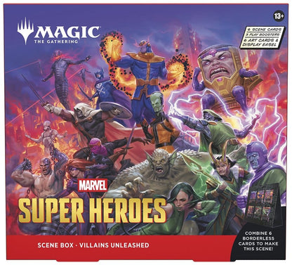 Magic the Gathering Marvel Super Heroes Scene Box Display (4) Engels