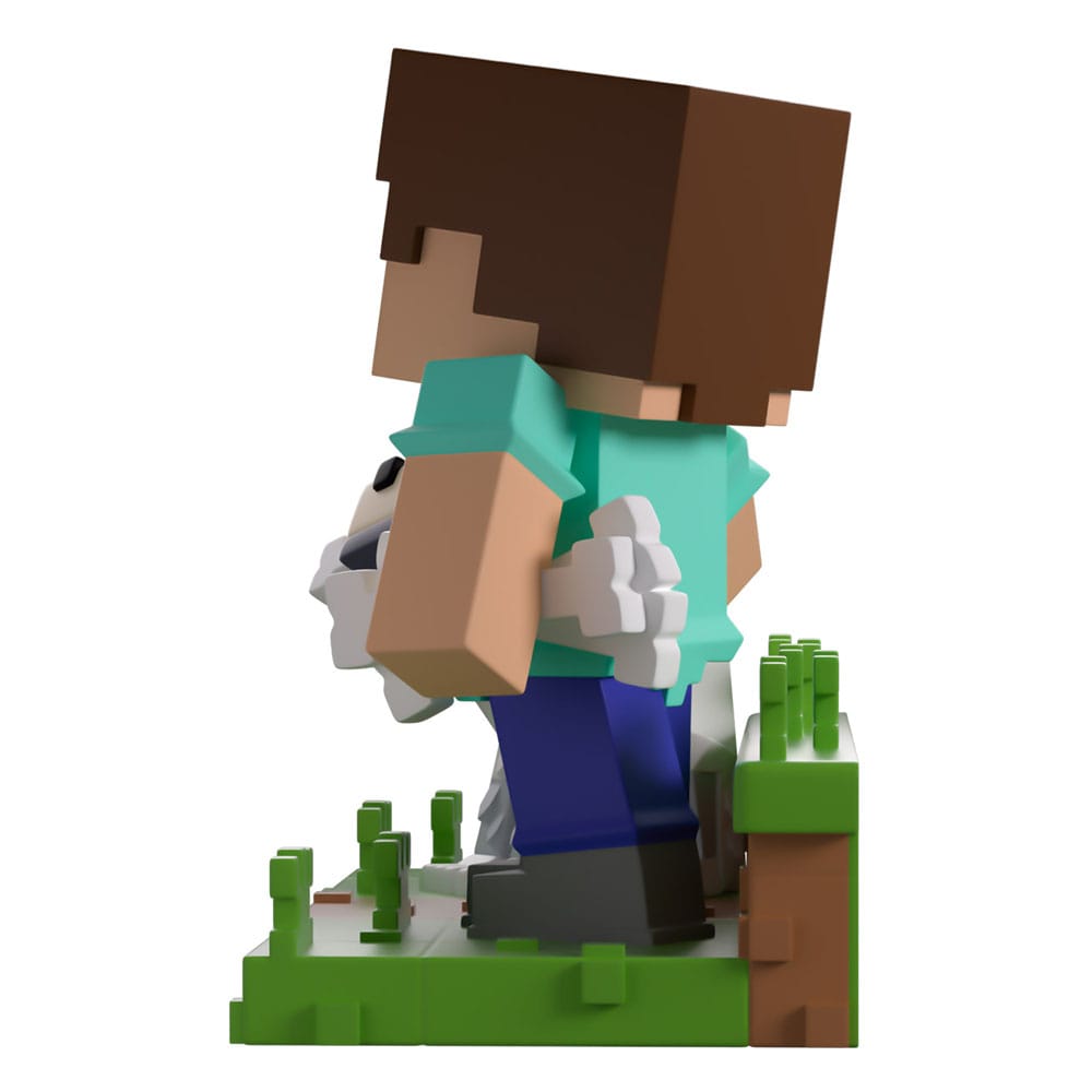 Minecraft vinylfiguur Een wolf temmen 10 cm