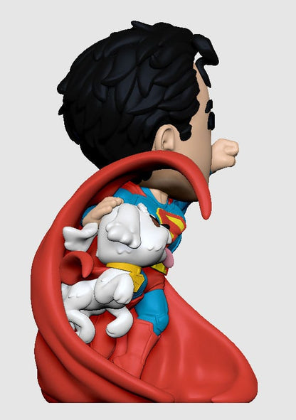 Superman 2025 Vinylfiguur Superman & Krypto 13 cm