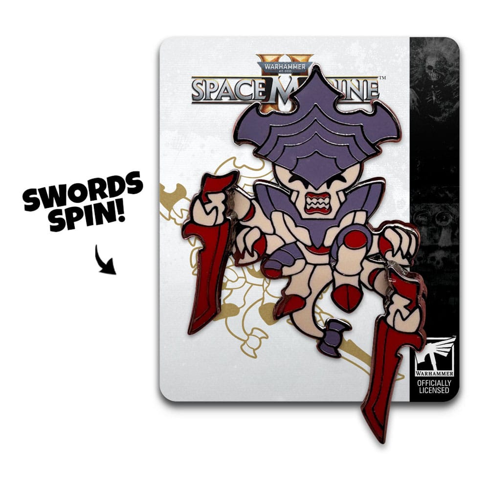Space Marine 2-pins badge Tyranid Warrior 5 cm