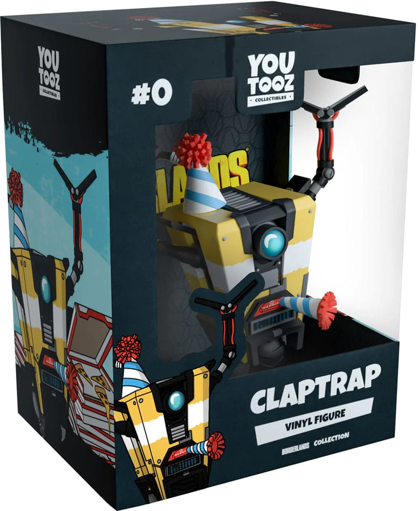 Borderlands vinyl figuur claptrap 12 cm