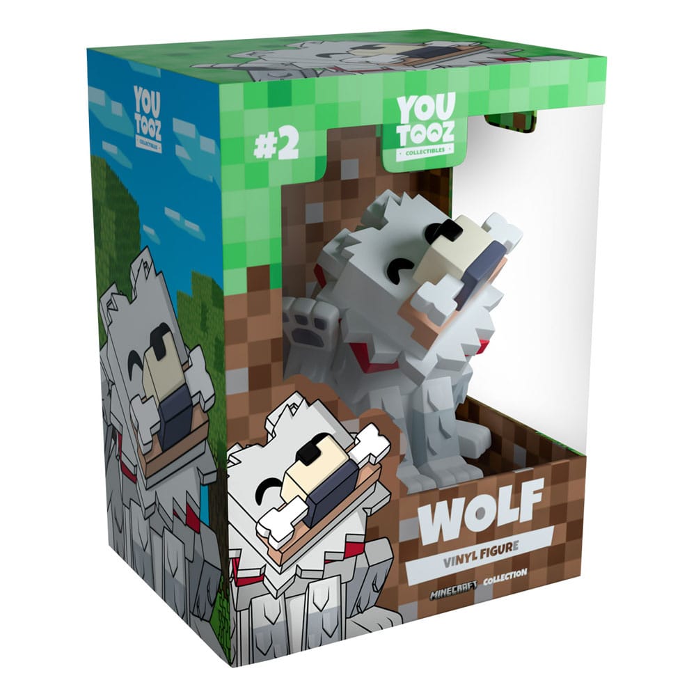 Minecraft Vinyl Figuur Haunted Wolf 10 cm
