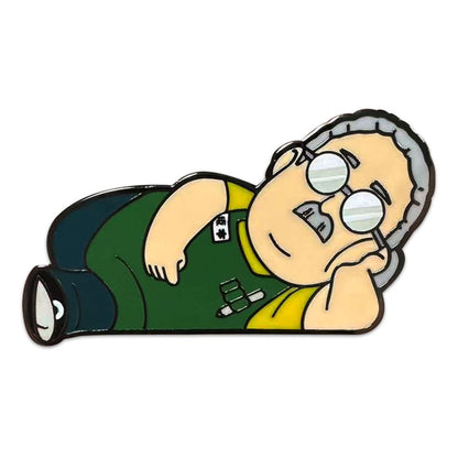 Sakamoto Days Pin Badge Liggende Sakamoto 5 cm
