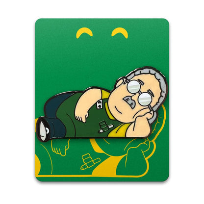 Sakamoto Days Pin Badge Liggende Sakamoto 5 cm