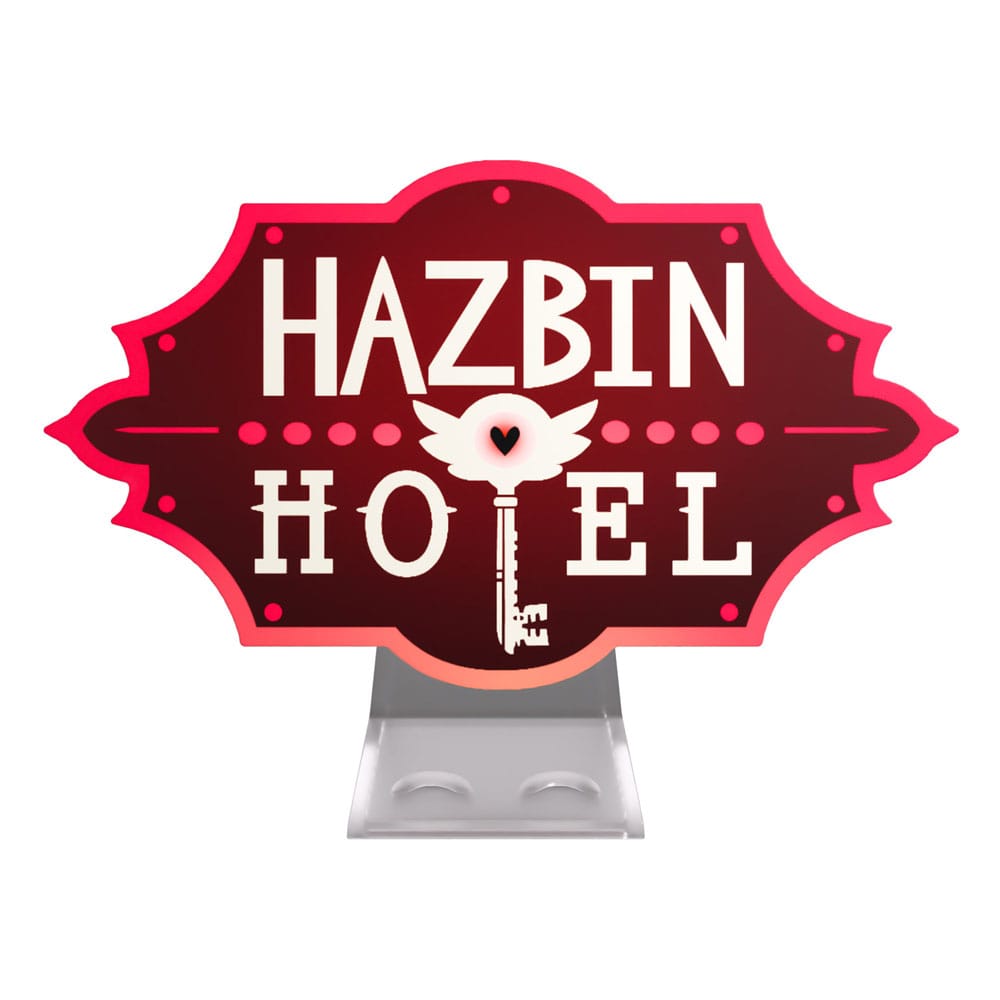 Hazbin Hotel Nachtlampje Logo Standaard 13 cm