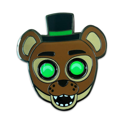 Vijf Nachten bij Freddy's Pin Badge Popgoes The Weasel Glow in the Drak Spinning 5 cm