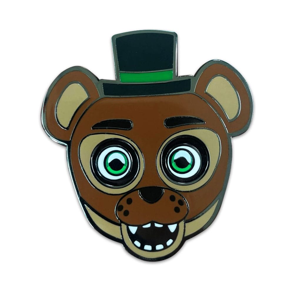 Vijf Nachten bij Freddy's Pin Badge Popgoes The Weasel Glow in the Drak Spinning 5 cm