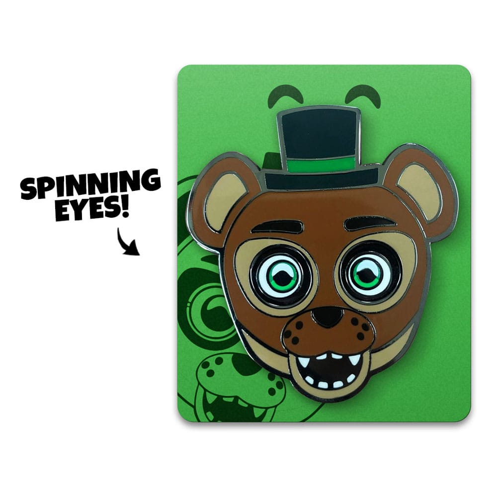 Vijf Nachten bij Freddy's Pin Badge Popgoes The Weasel Glow in the Drak Spinning 5 cm