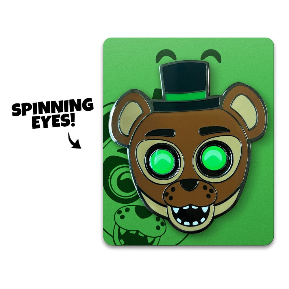Vijf Nachten bij Freddy's Pin Badge Popgoes The Weasel Glow in the Drak Spinning 5 cm