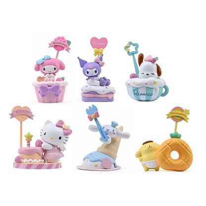 Sanrio Memo Stand Party Time Series Mini -figuren Hello Kitty en vrienden 5 cm display (12)