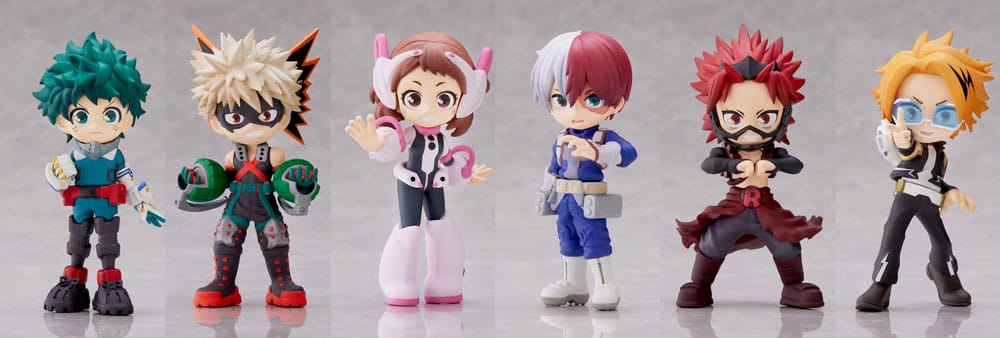 My Hero Academia Anime Series Mini Figures 9 cm display (6)