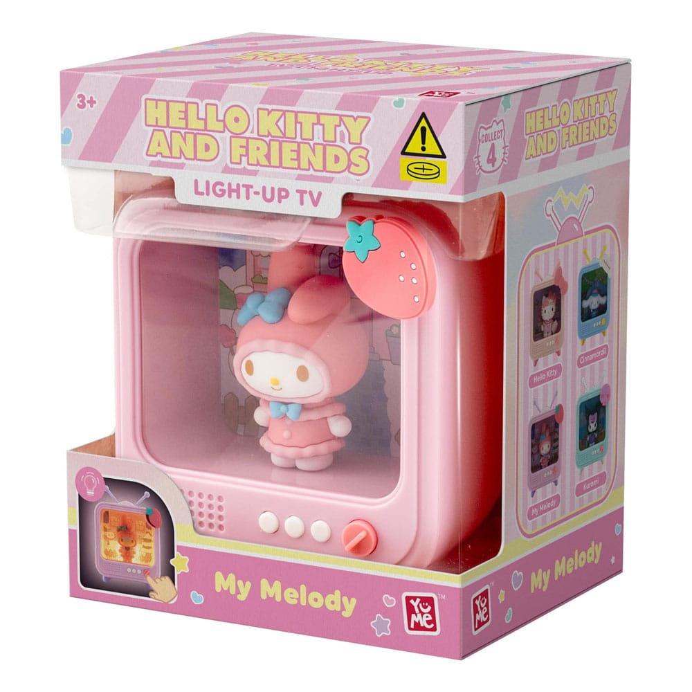 Sanrio Bedide Light TV -serie Mini -figuren Hello Kitty en vrienden 8 cm display (8)