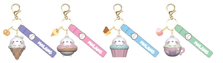 Molang Snack Time Series sleutelhanger met handriemdisplay (9)